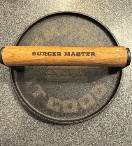 Burger master pressa ghisa - in,
