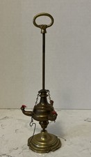 VTG BRASS 3 Burner OIL LAMP