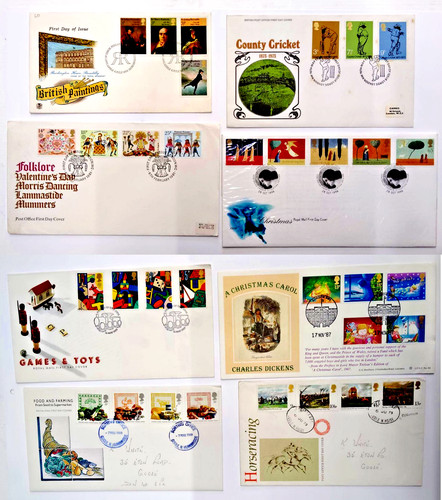 Inghilterra buste fdc - inghilterra, 8