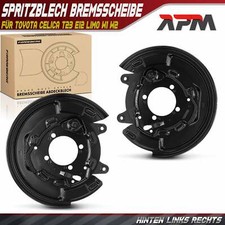 2x paraspruzzi disco freno asse posteriore L+R per Toyota Celica T23 E12 berlina W1 W2