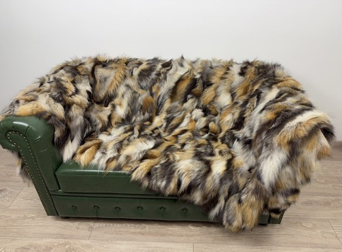 Coperta pelliccia volpe - di,