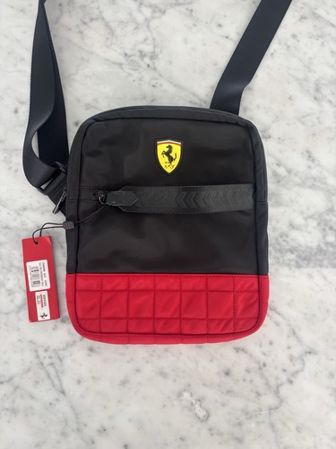 Borsa tracolla ferrari nera - a,