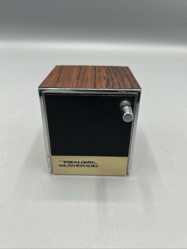 Vintage realistic weatheradio - vintage,
