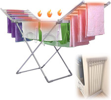 Basso Consumo Stendino Elettrico Pieghevole, Stendino Asciugabiancheria Riscalda