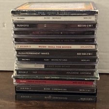 Rush 13 CD Lot.  Chronicles,Retrospective 1/2,2112,Signals,Snakes&arrows Read