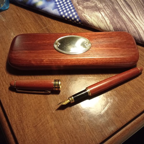 Penna stilografica legno - penna,