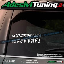 Adesivo Da grande sarò una