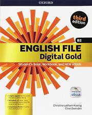 ENGLISH FILE DIGITAL GOLD B2 STUDENT'S BOOK THIRD EDITION OXFORD 9780194524735