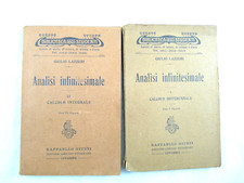 LIBRO VECCHIO MATEMATICA ANALISI INFINITESIMALE  CALCOLO INTEGRALE LIVORNO 1917