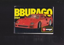 catalogo BURAGO AUTO AUTOMOBILI 1989 