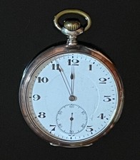 Antico orologio da tasca D+C Zenith argento massiccio 1900 Durrstein & Co 1