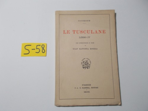 Tusculane - le, (libro