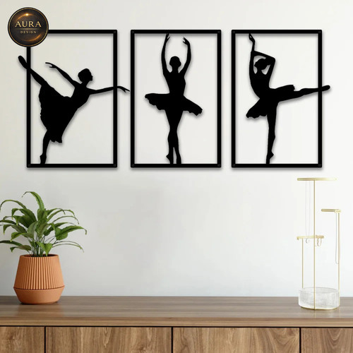 Decorazione parete ballerine - parete,