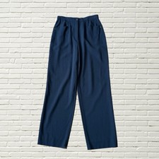 Pantalone pantalone Giorgio Armani vintage anni 90 - lana blu navy taglia 44/S