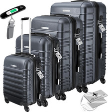® Set di 4 valigie da viaggio - trolley - valigie rigide - bagaglio da viaggio -
