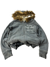 Felpa con cappuccio zip