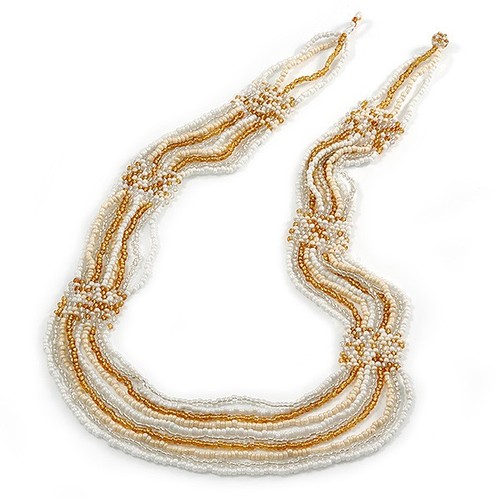 Collana lunga perle - di, in