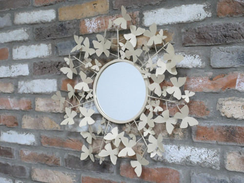 Specchio farfalla circondato - specchio,