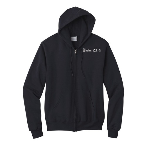 Felpa con cappuccio zip - cappuccio, e