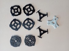 LOTTO CENTRINI ADATTATORI RIDUTTORI PER DISCHI 45 GIRI VINTAGE ANNI '70