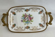 Antico Vassoio In Porcellana