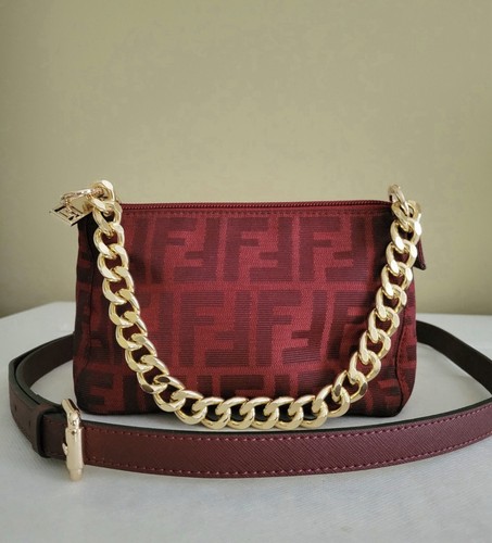 Fendi zucca pochette - ff,