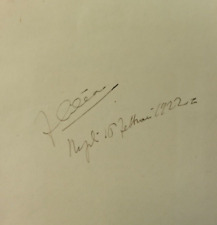 1922 NAPOLI AUTOGRAFO COMPOSITORE FRANCESCO CILEA