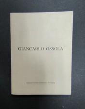 De Stasio Marina. Giancarlo Ossola. Tempere 1974-1992. Studio Centinari. 1994