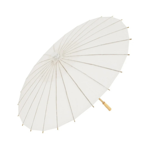 Ombrello bambu bianco cm - ombrello, 30