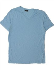 T-shirt uomo ZARA top XL blu