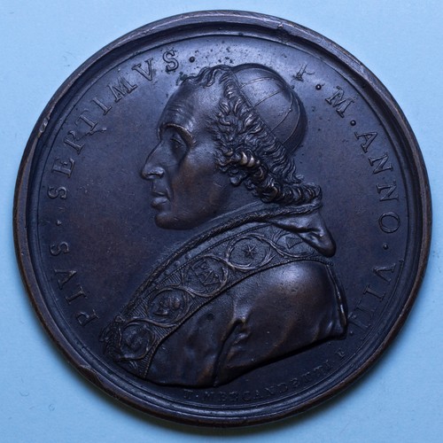 Pio vii medaglia annuale 1807 - pio,