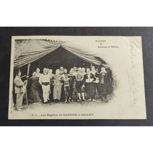 Cartolina circo barnum - barnum, et