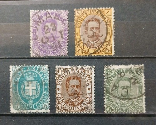 1889 regno francobolli umberto - francobolli,