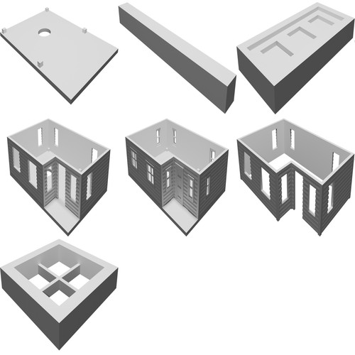 Cabina legno per plastico - cabina,