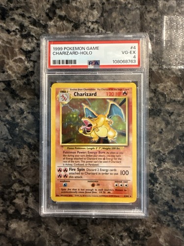 Charizard base set 102 psa - set, 4