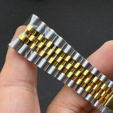 Bracciale orologio bicolore