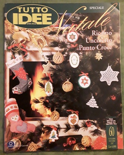 Rivista vintage punto - punto, croce