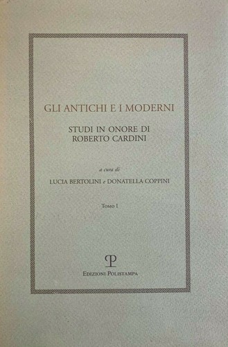 Gli antichi moderni studi - e, i