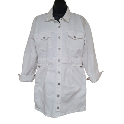 Zara white denim - denim, mini
