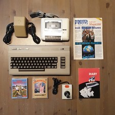 Commodore C64 Primo Modello + Alim + Reg + Joy + 2 Cassette Box - Test Ok - P1