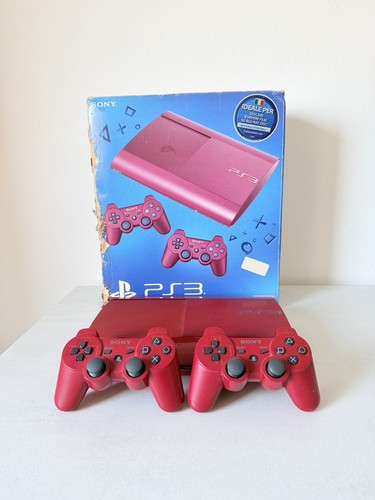 Ps3 super slim rossa - rossa, completa