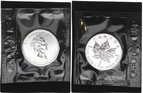 Kanada dollari oz argento - kanada, 5