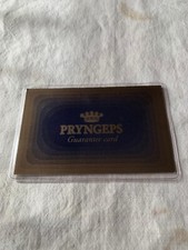 Pryngeps guarantee card - card, in