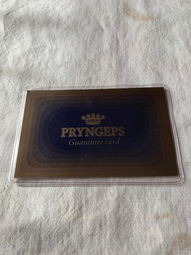 Pryngeps guarantee card - pryngeps,