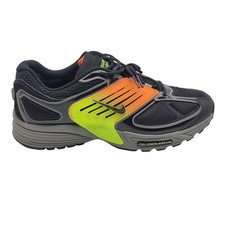 Scarpe da corsa Nike Air Pegasus Wave da uomo taglia 11 nere arancioni verde fluo sneakers