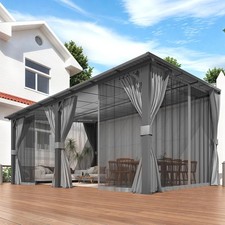 Wall Mounted Hardtop Gazebo