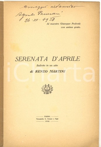 1928 renzo martini serenata - 1928,