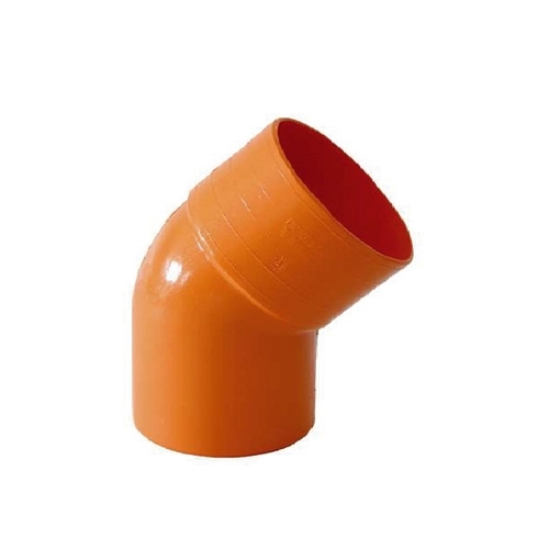 Curva aperta per tubo pvc - curva, 45°