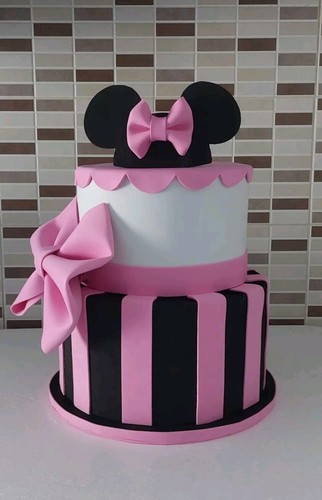 Torta scenografica minnie - torta,