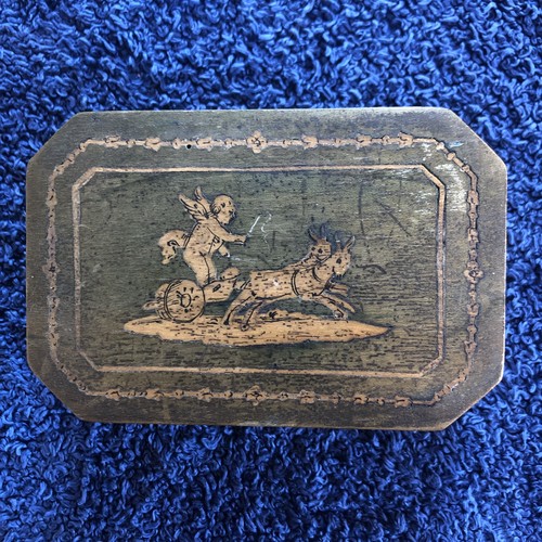 Antique italian marquetry - antique, box